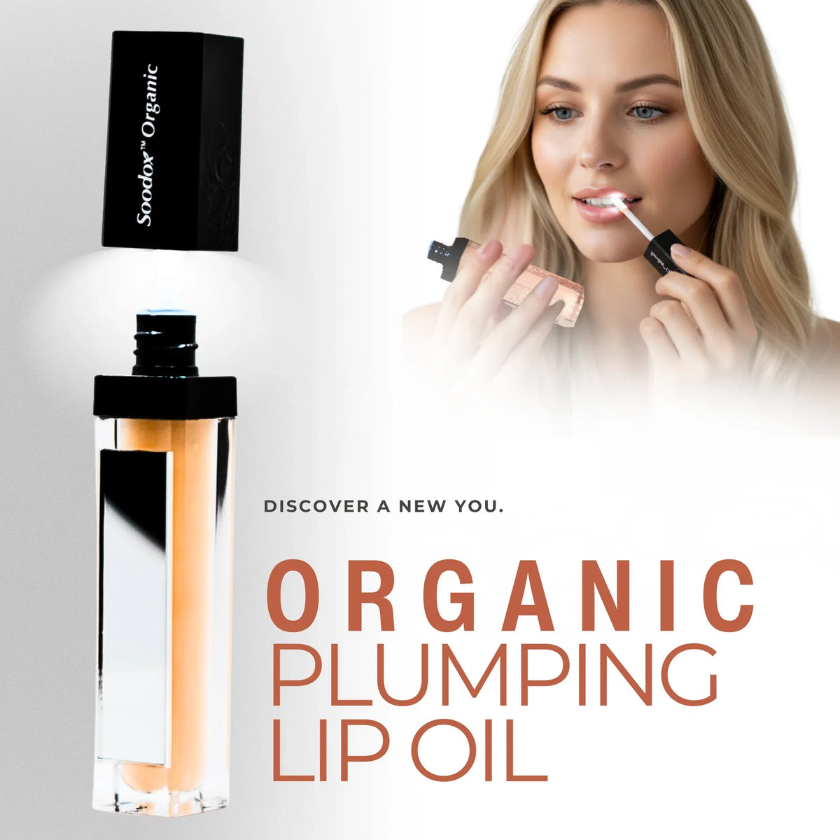 SOODOX Plumping Lip Oil Nude 6.5mL