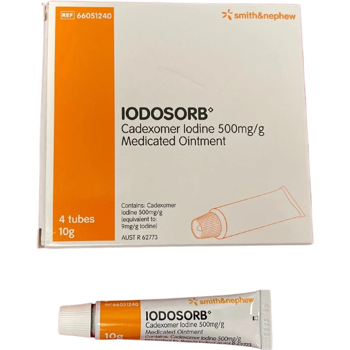 Iodosorb Cadexomer Iodine Ointment Tube 4 x 10g