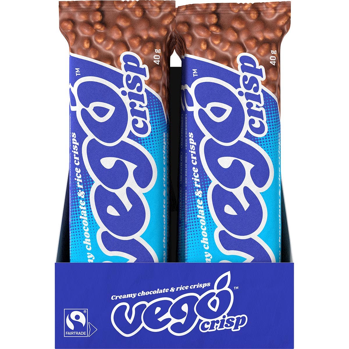 Crisp Chocolate Bar Creamy Chocolate & Rice Crisps 20x40g - Cutprice Online