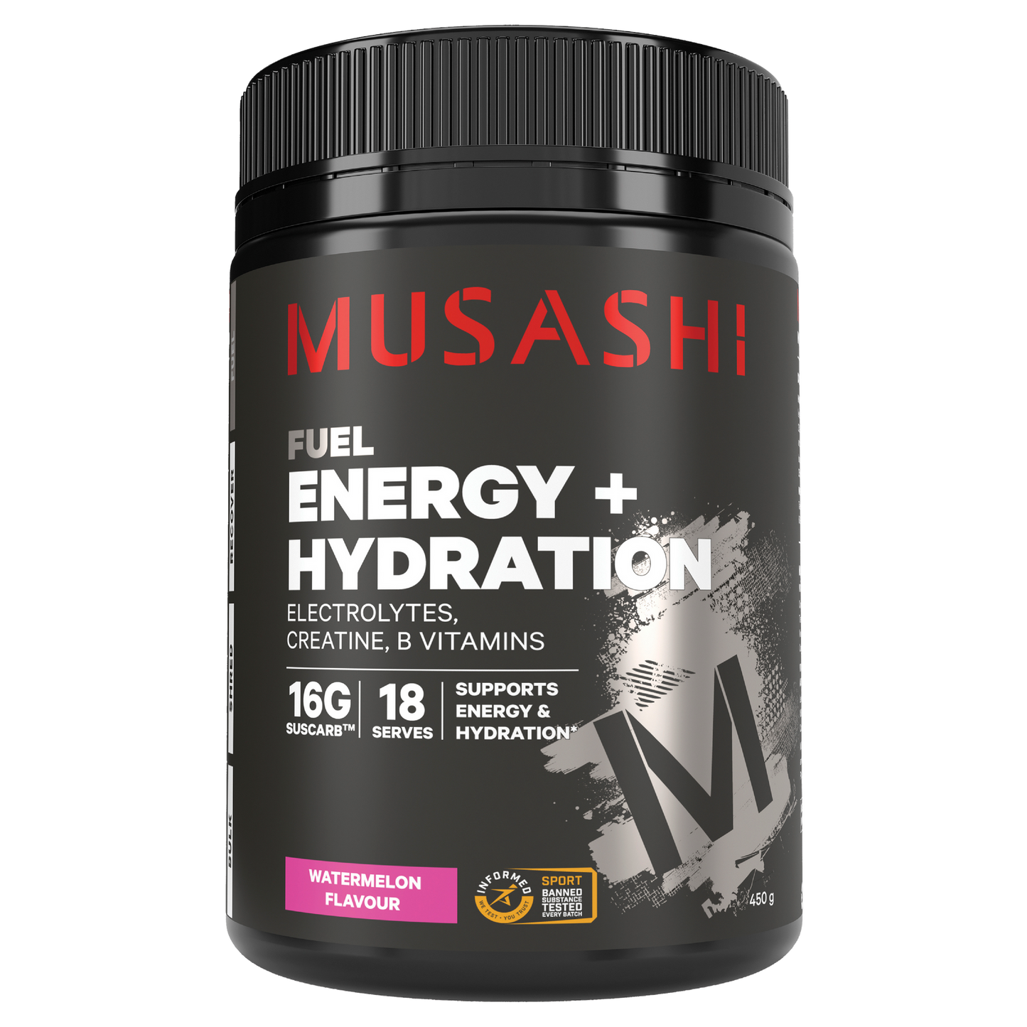 Musashi Energy + Hydration Powder 450g