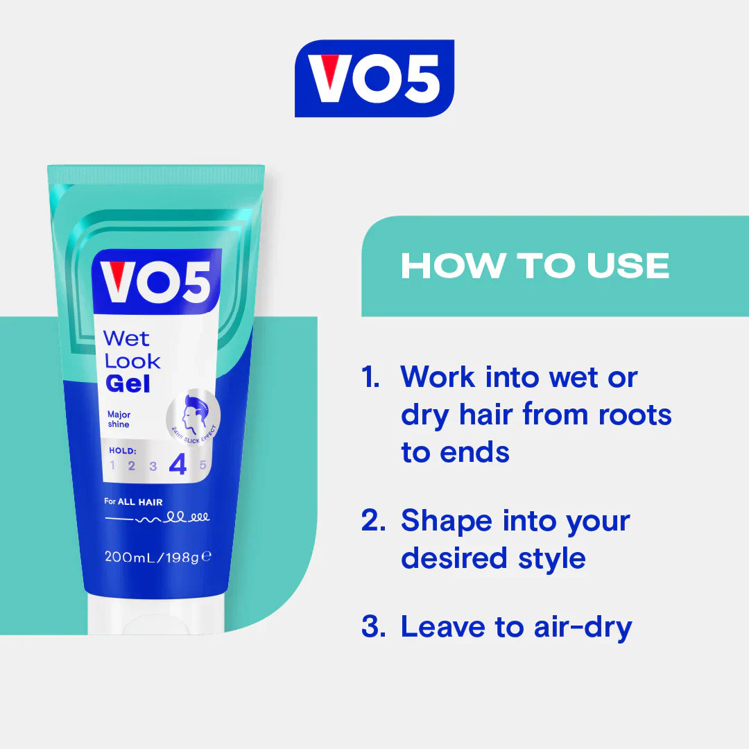 Vo5 Wet Look Gel Tube 175g - Cutprice Online