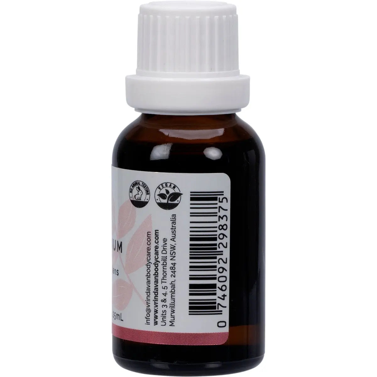 VRINDAVAN Essential Oil (100%) Rose Geranium 25ml VRINDAVAN