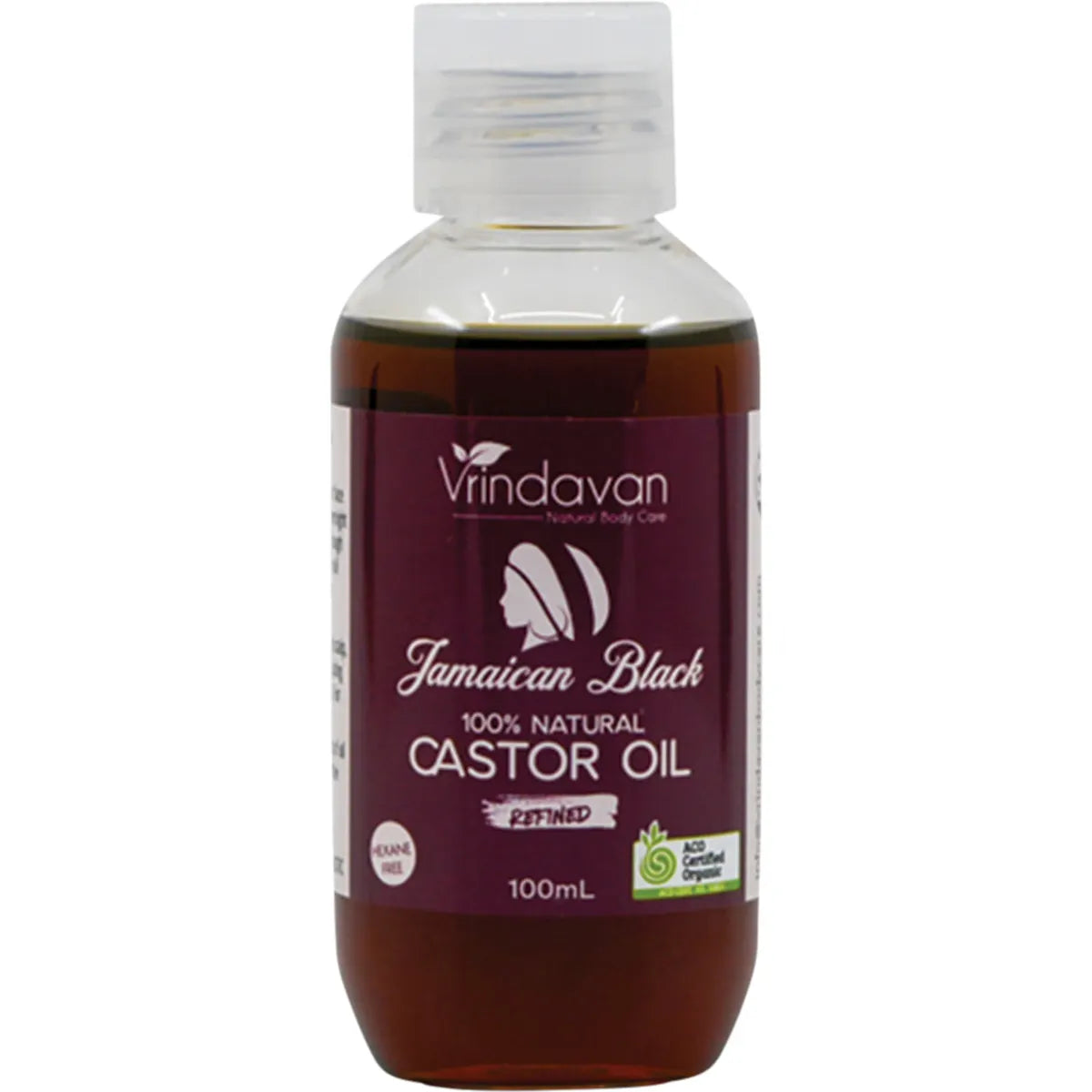 VRINDAVAN 100% Natural Jamaican Black Castor Oil 100ml - Cutprice Online