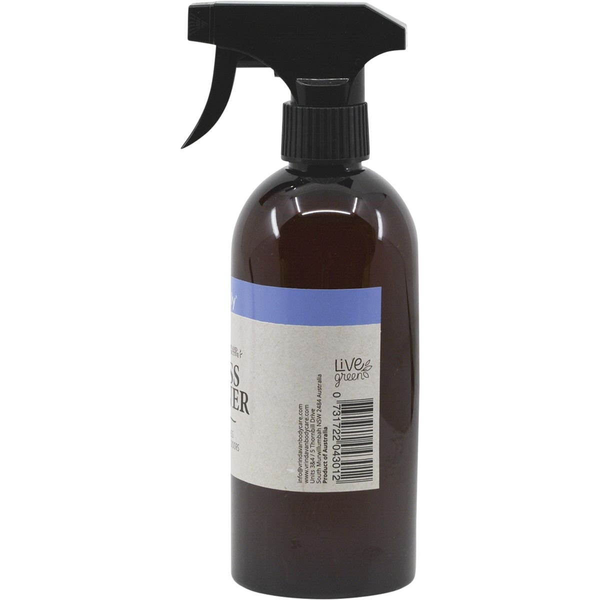 Vrindavan Glass Cleaner Eco Family Windows, Mirrors, Showers 500ml - Cutprice Online