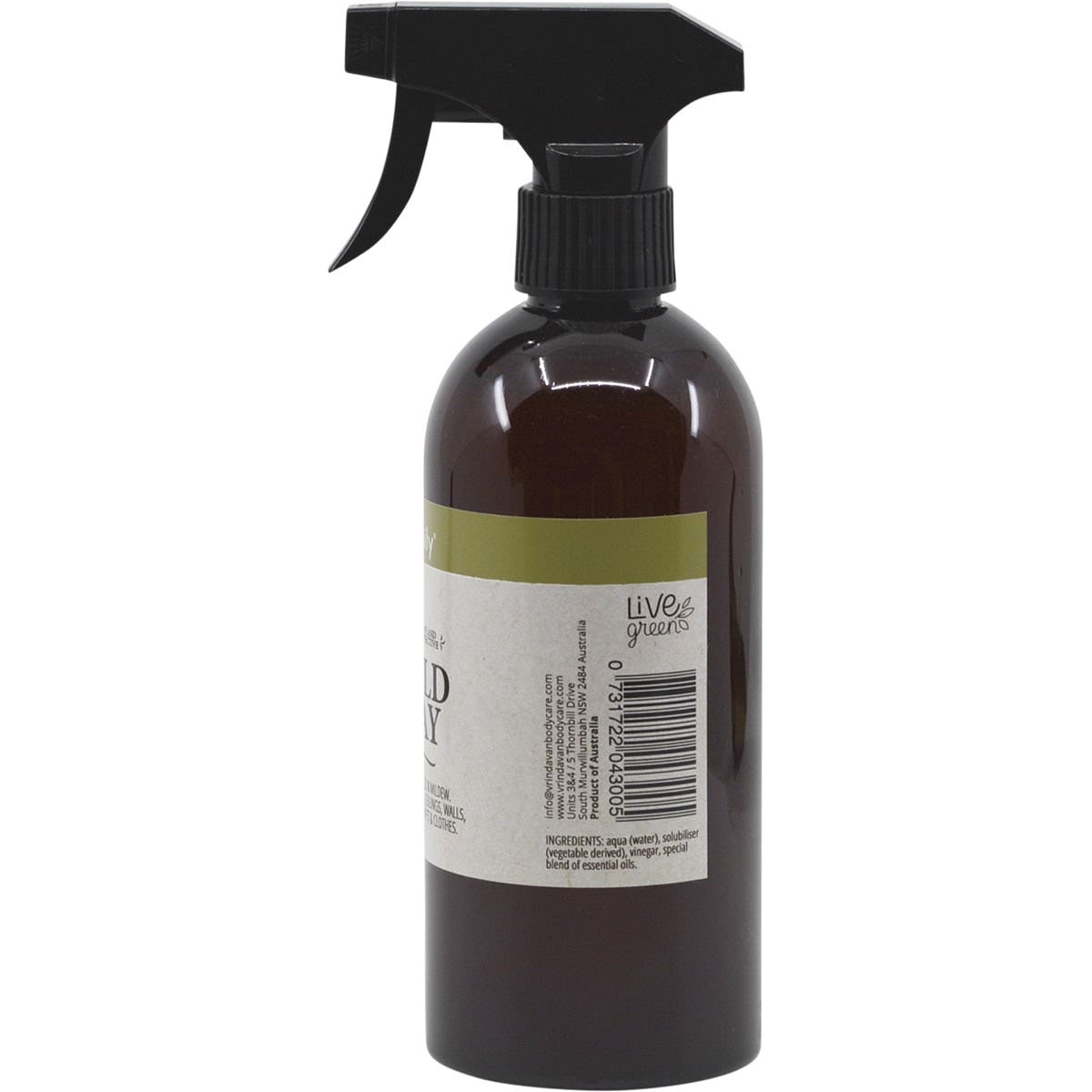 Vrindavan Mould Spray Eco Family Sanitises, Remove Mould &Mildew 500ml - Cutprice Online
