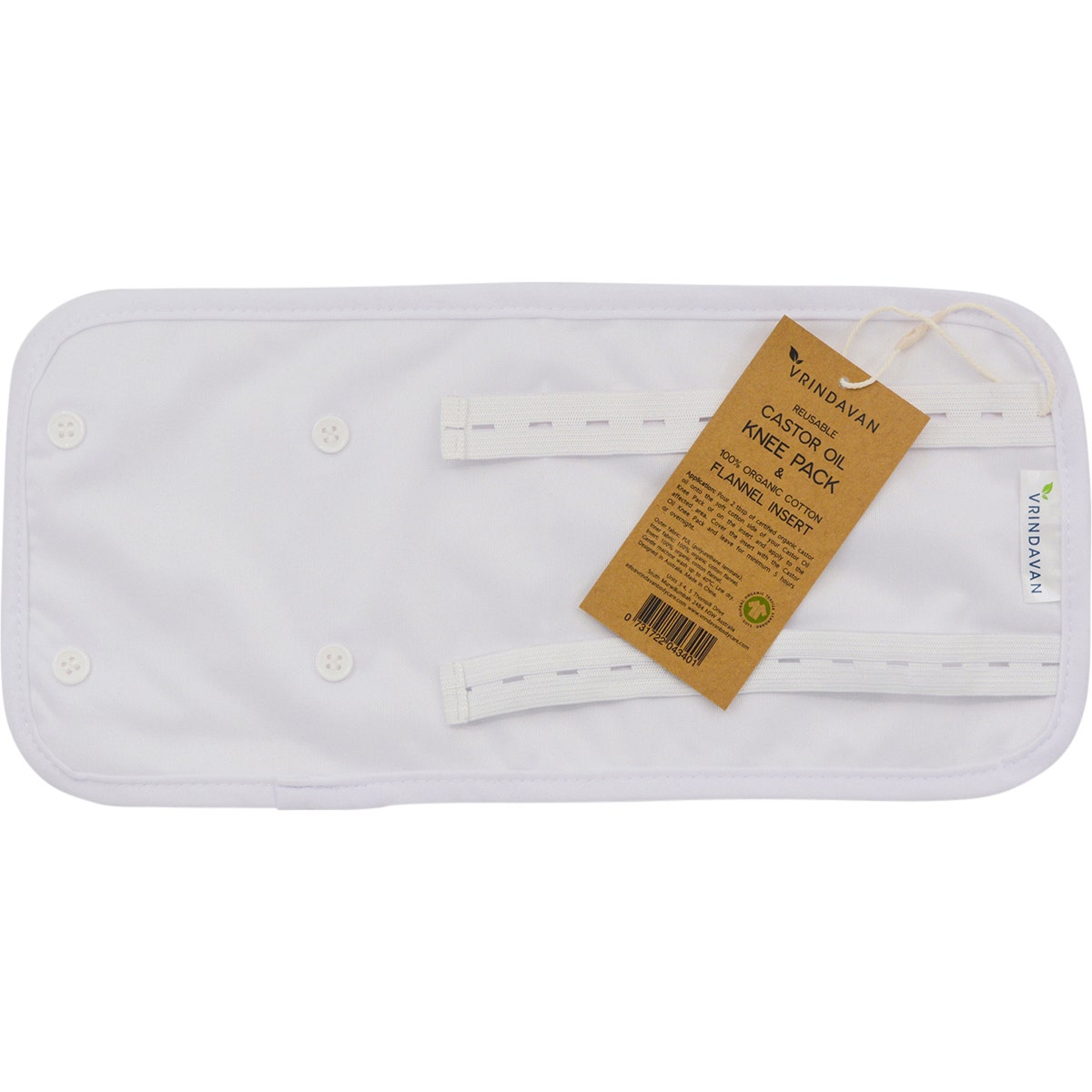 Vrindavan Castor Oil Knee Pack White - Cutprice Online