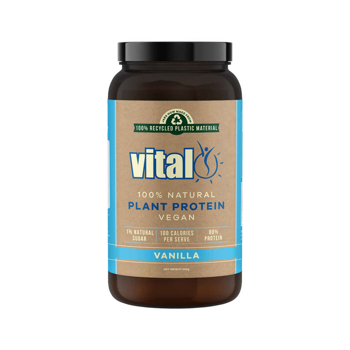 Martin & Pleasance Vital Protein 100% Natural Plant Based (Pea Protein Isolate) Vanilla 500g - Cutprice Online