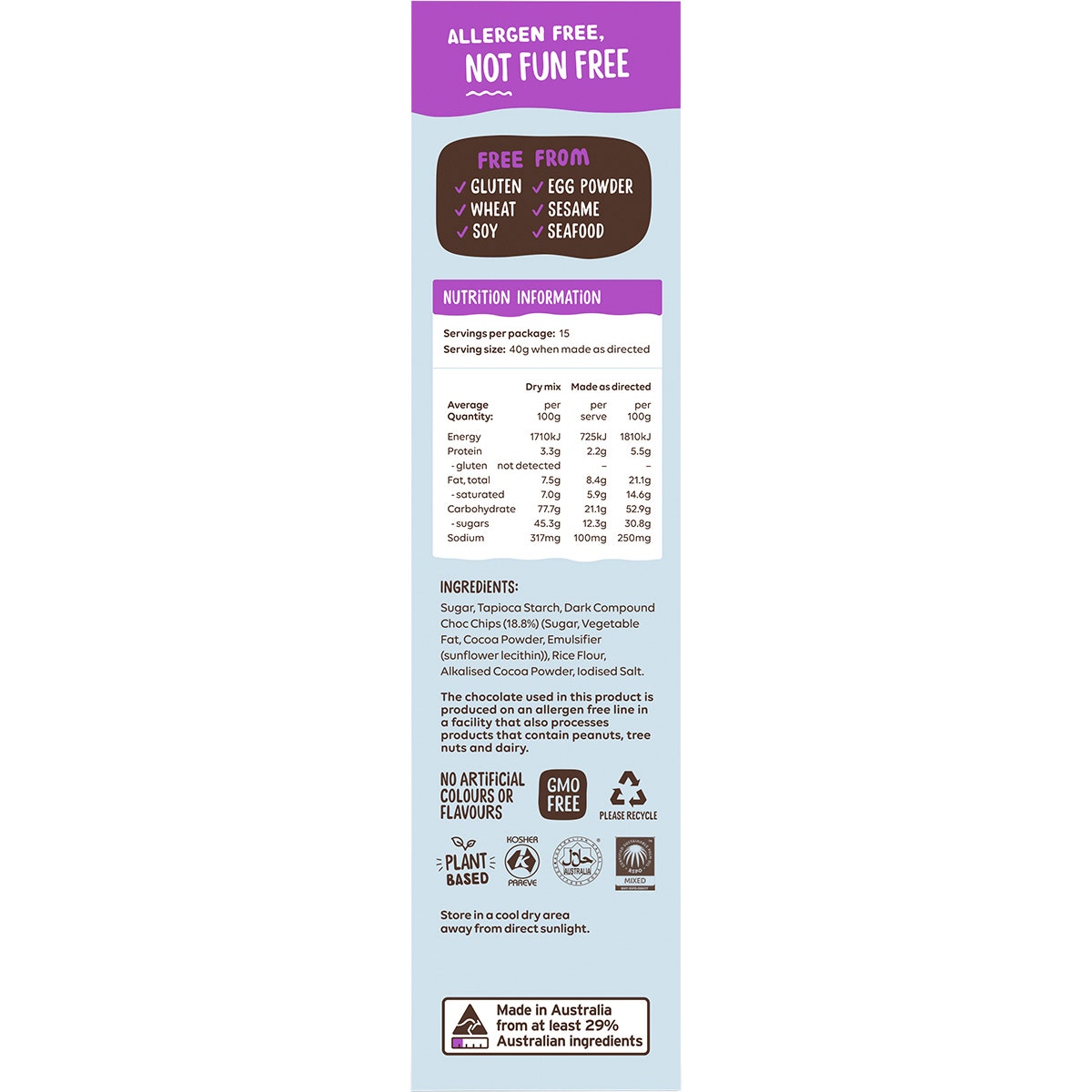 Well & Good Choc Fudge Brownie Mix 400g - Cutprice Online