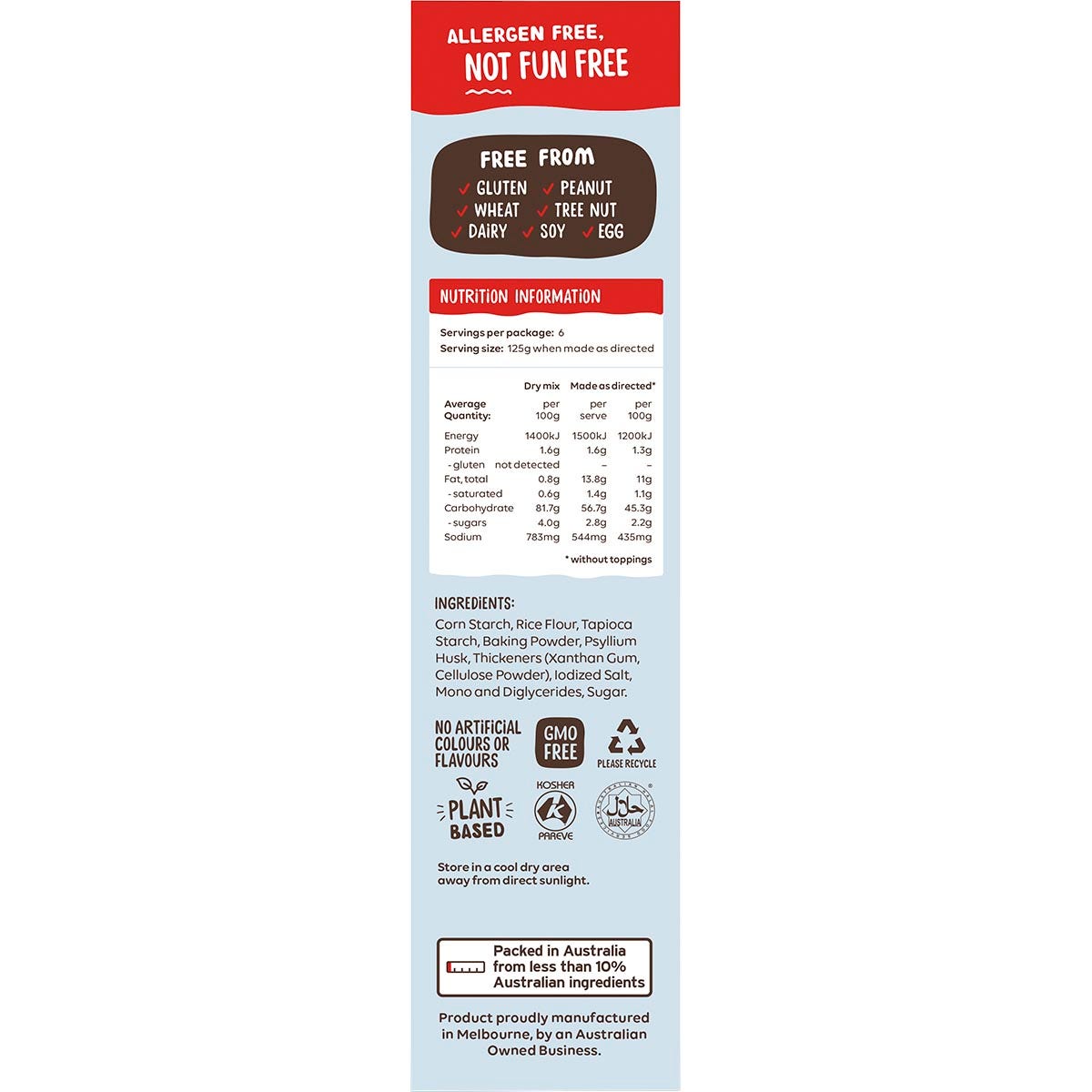 Well & Good Pizza Flour Mix 420g - Cutprice Online