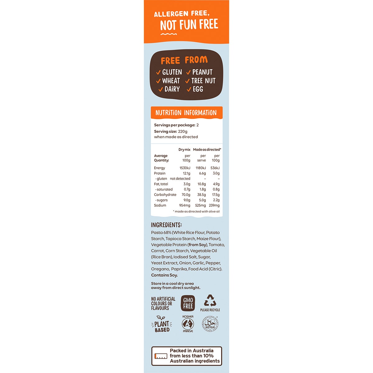 Well & Good Vegan Bolognese with Macaroni 110g - Cutprice Online