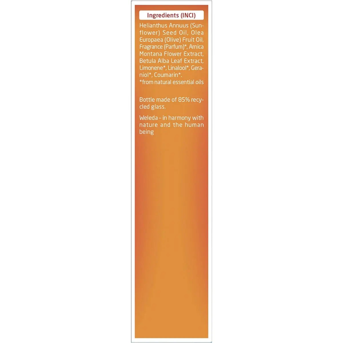 WELEDA Arnica Massage Oil 100ml WELEDA
