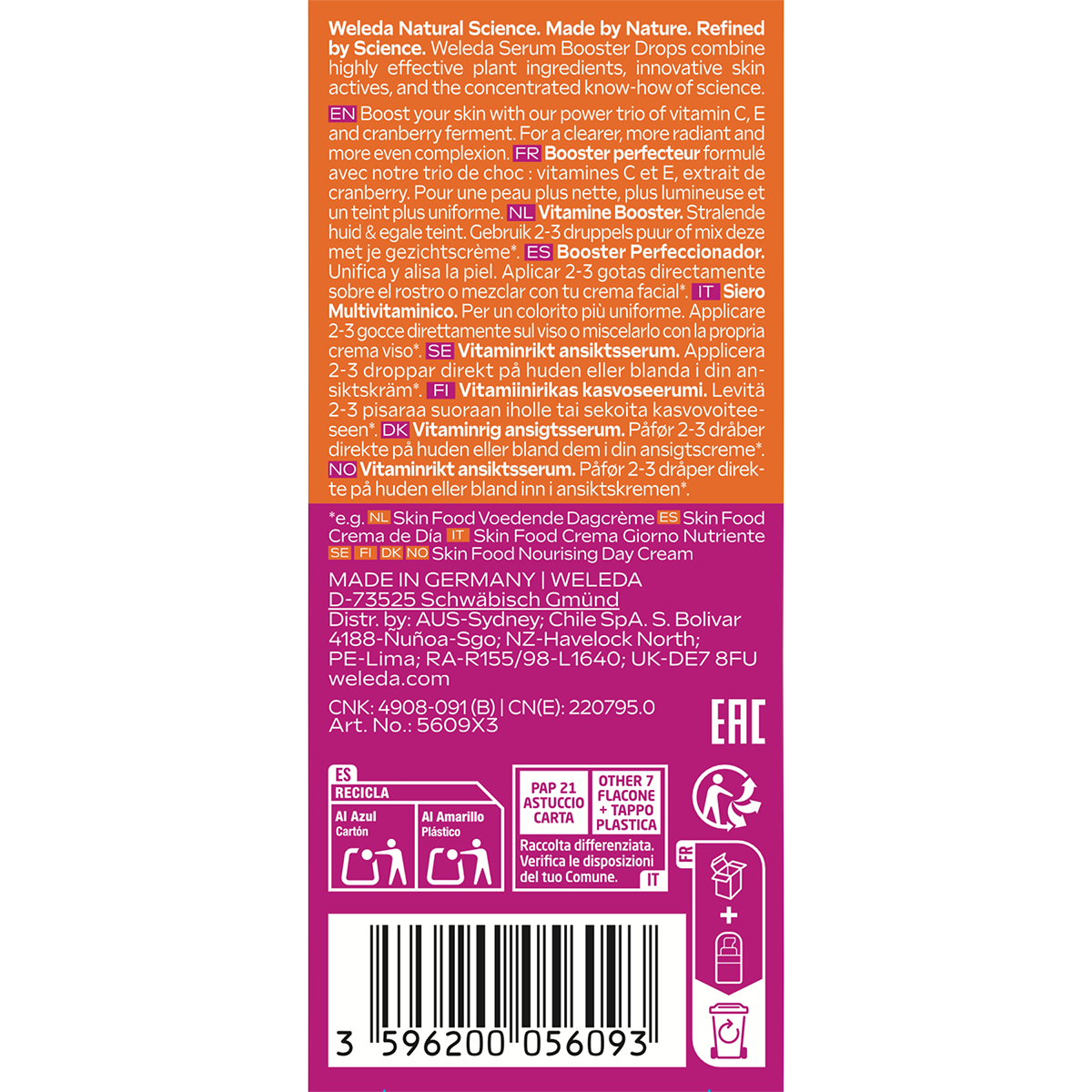 Weleda Pore Refining Serum Drops 30ml