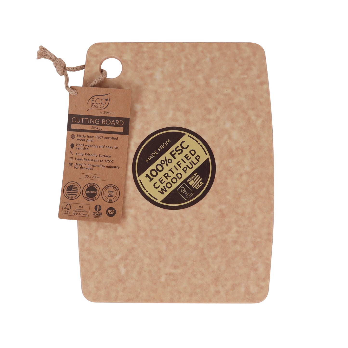 White Magic Eco Basics Cutting Board Small - Cutprice Online