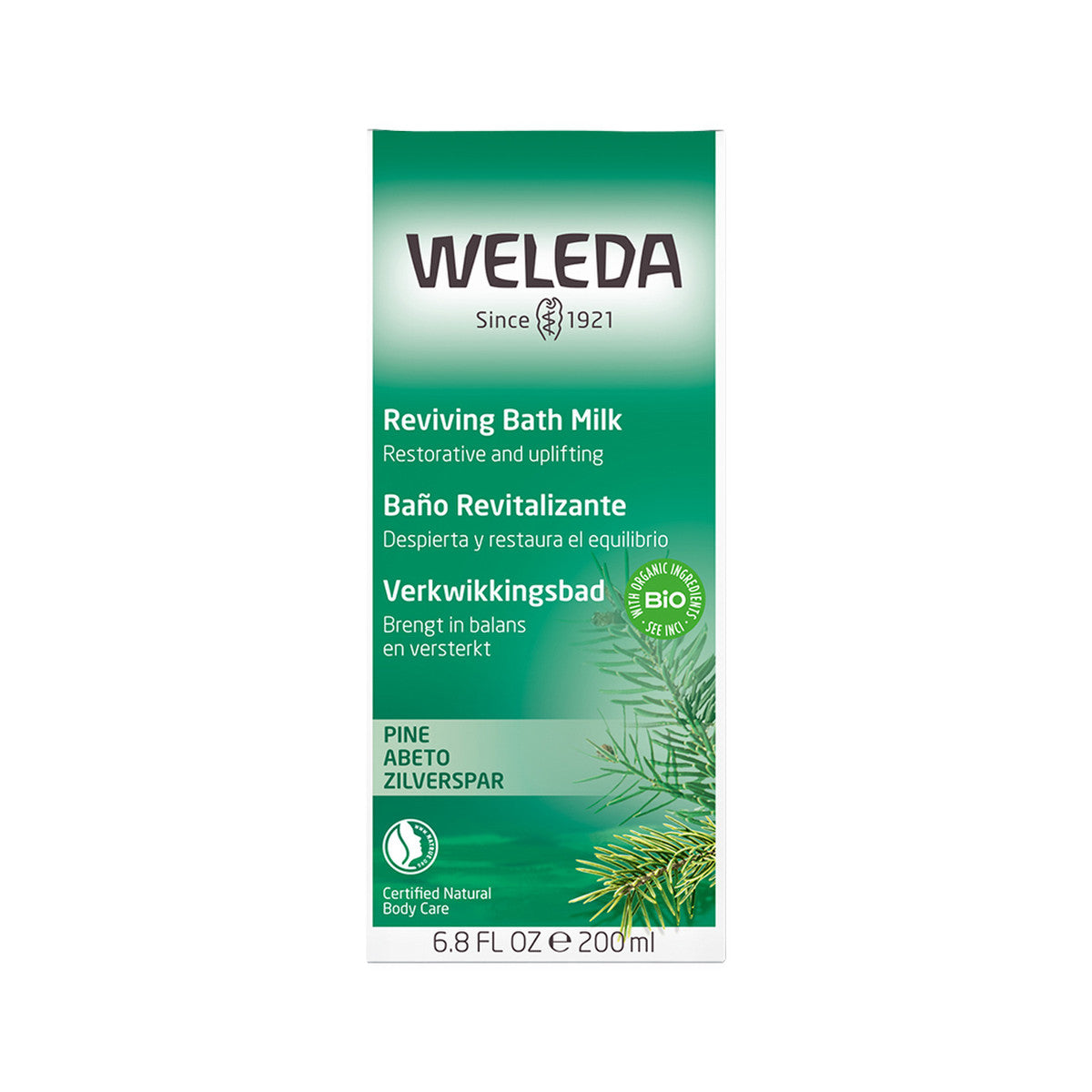 Weleda Organic Bath Milk Reviving (Pine) 200ml - Cutprice Online