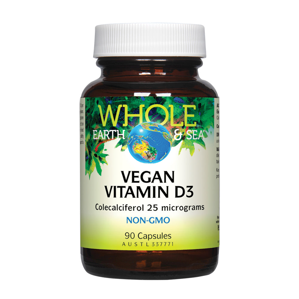 Whole Earth & Sea Vegan Vitamin D3 90C - Cutprice Online