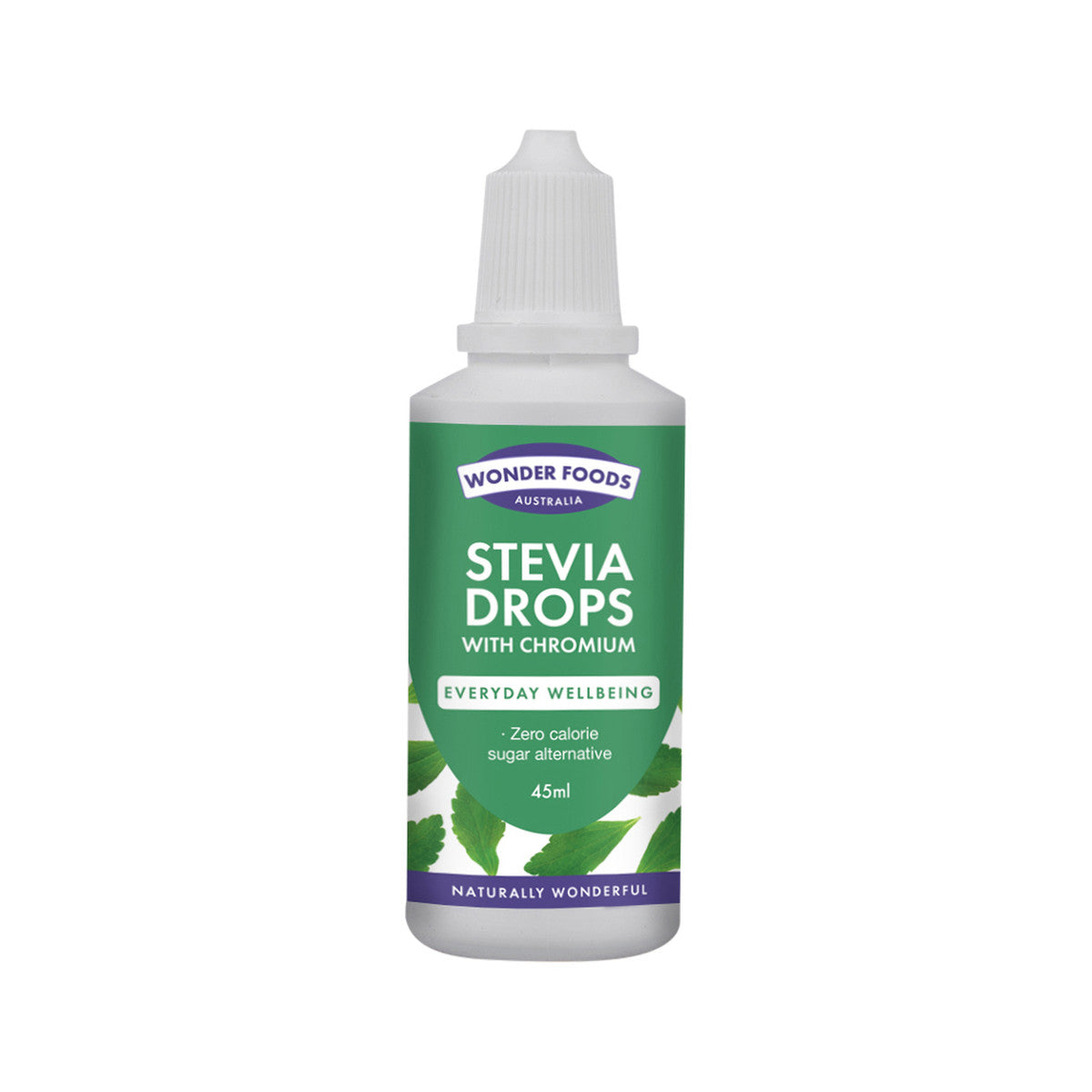 Wonder Foods Organic Stevia Drops with Chromium 45ml - Cutprice Online