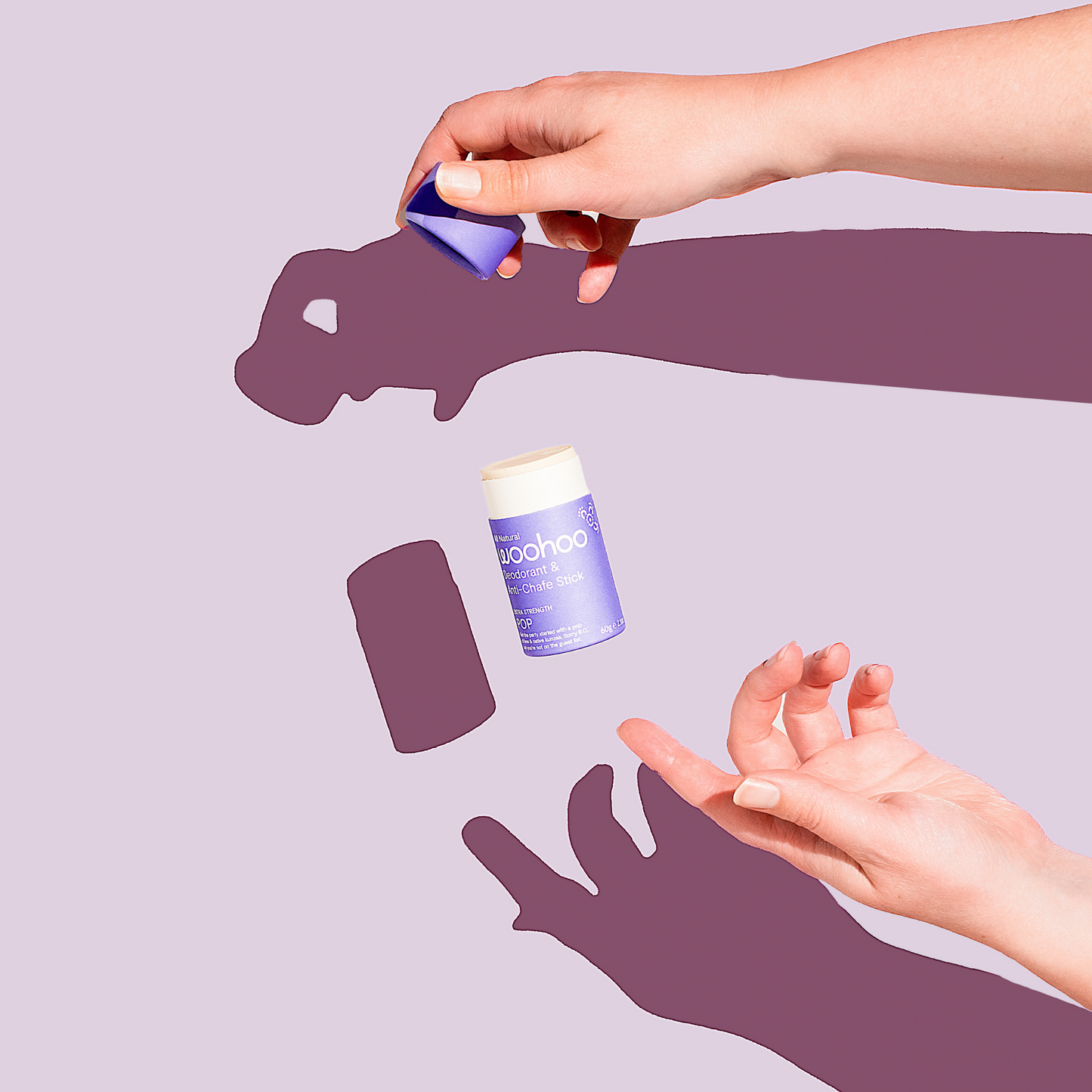 WOOHOO BODY Deodorant Stick Pop Extra Strength 60g WOOHOO BODY