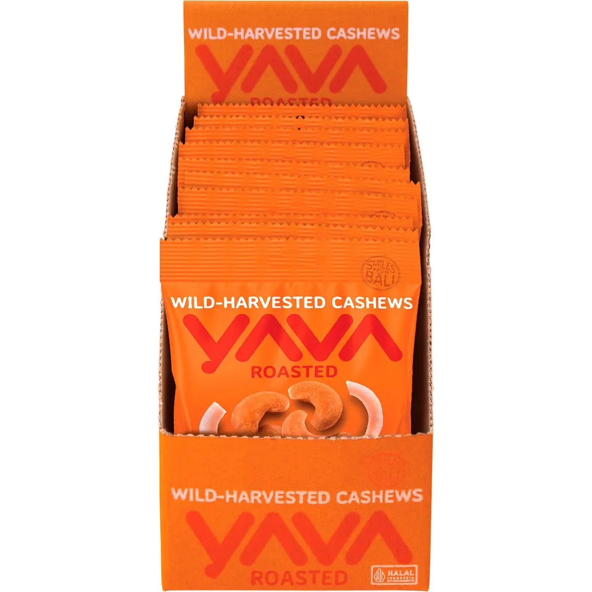YAVA Wild-Harvested Cashews Roasted 10x35g YAVA
