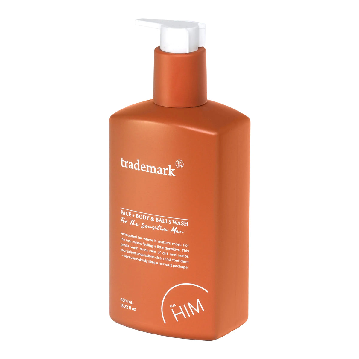Trademark Skin HIM Face + Body and Balls Wash 450ml