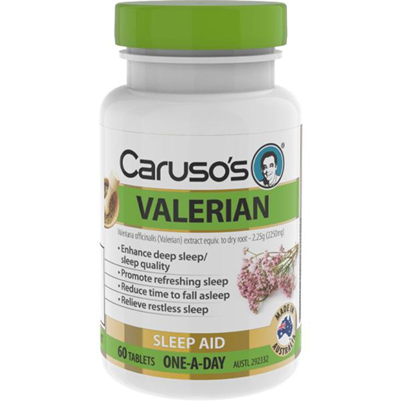 Caruso's Valerian 60 Tablets - Cutprice Online