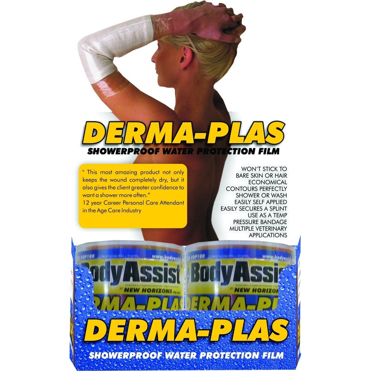 DERMA-PLAS WATERPROOF PROTECTIVE FILM - Cutprice Online