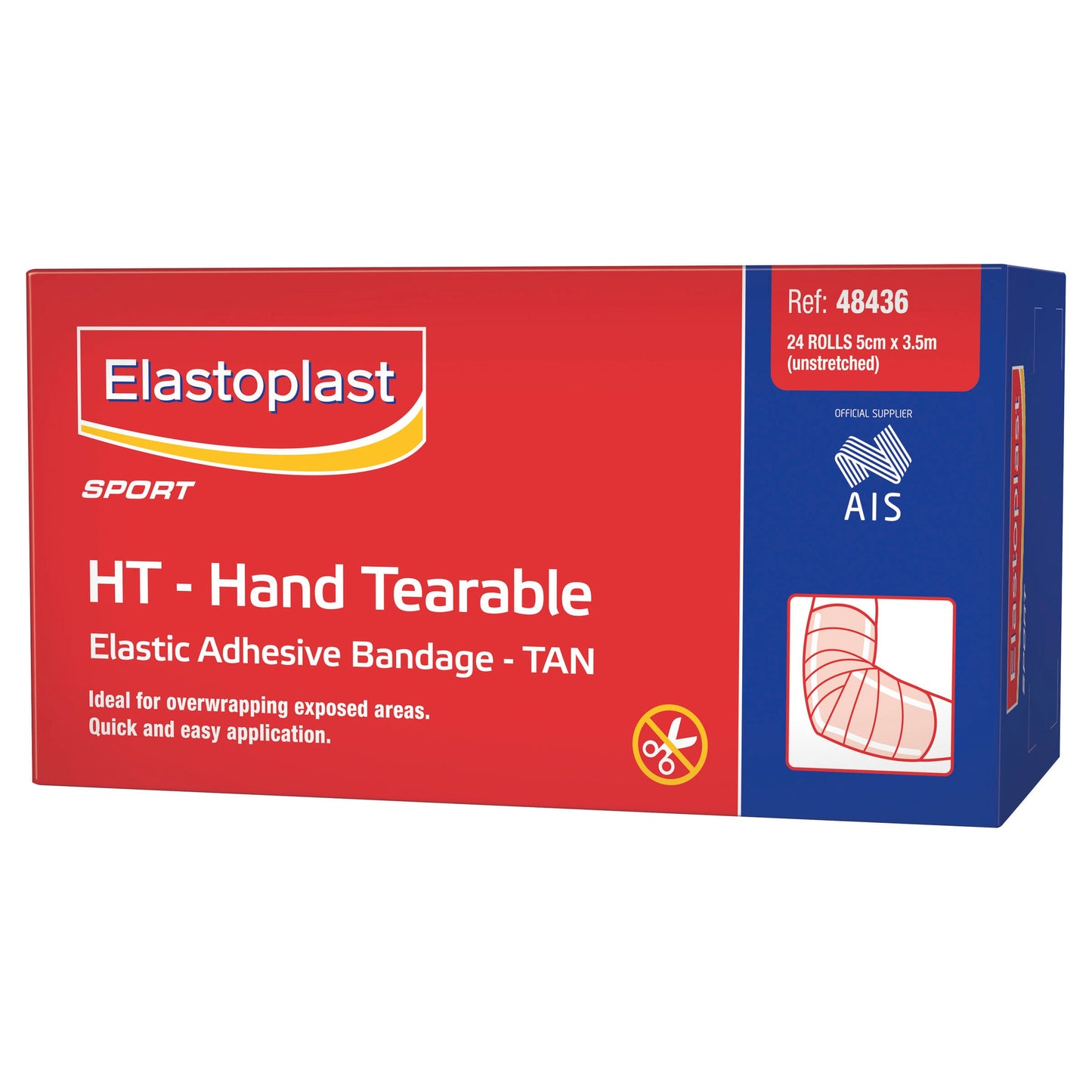 Elastoplast Sport Hand Tearable Elastic Adhesive Bandage 5cm x 3.5cm (24 Rolls) - Cutprice Online