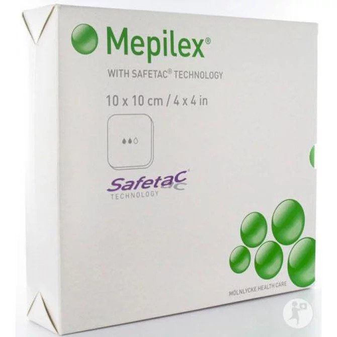 MEPILEX FOAM DRESSING 10 X 10CM 5 PIECES - Cutprice Online