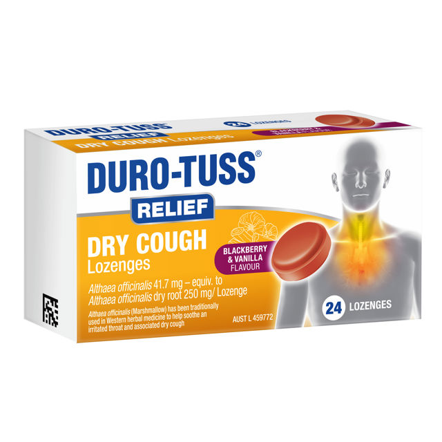 Duro-tuss Relief Dry Cough 24 Lozenges - Cutprice Online