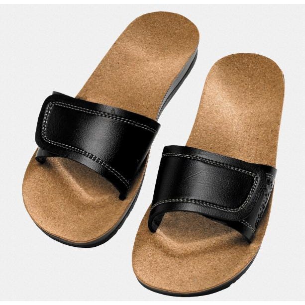 Maseur Gentle Massage Sandal Beige Size 9 Unisex