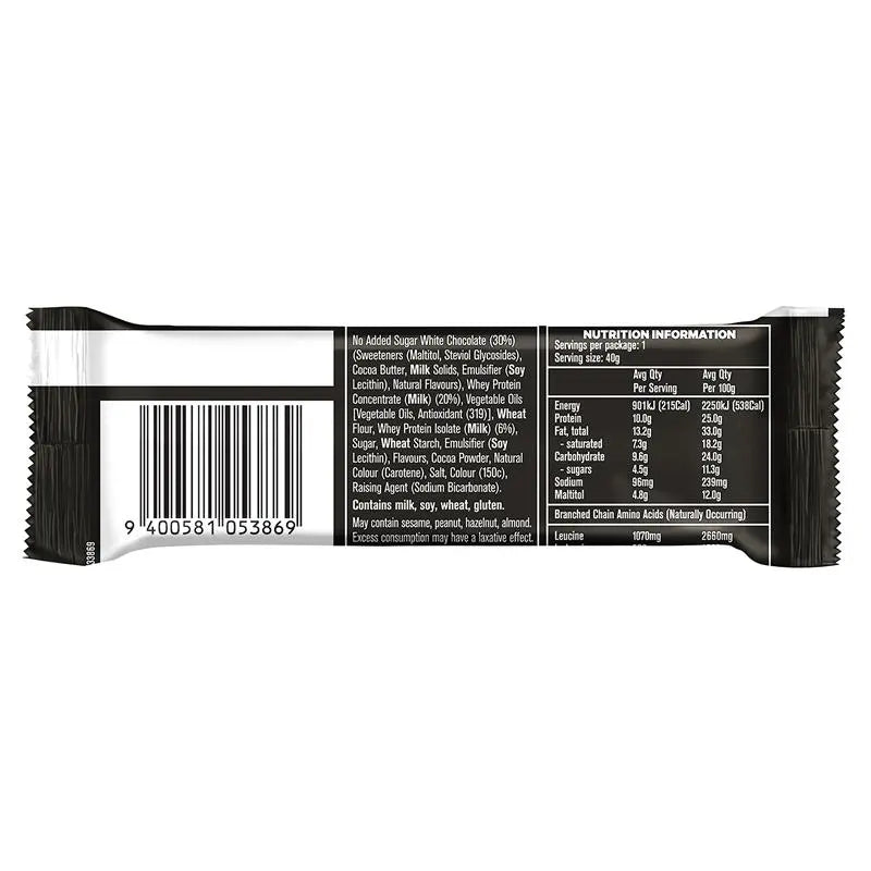 Musashi Protein Wafer White Choc Caramel 40g Z12