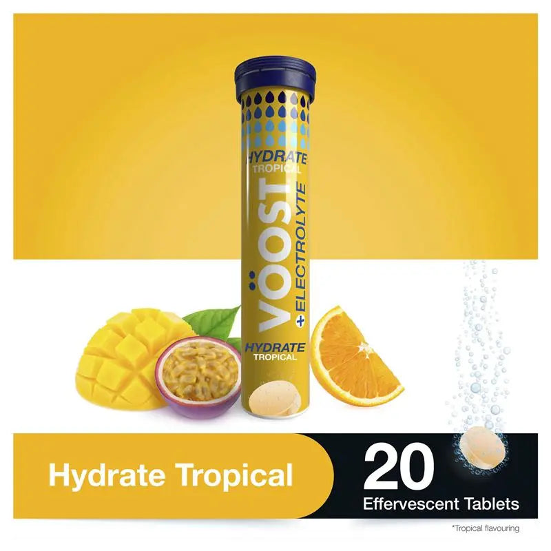 Voost Hydrate Tropical Effervescent 20 Tablets