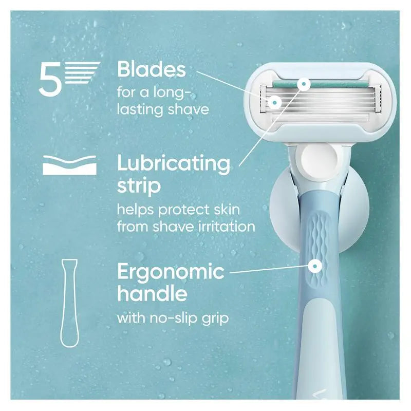 Gillette Venus Extra Smooth Sensitive Women's Razor + 2 Blade Refills