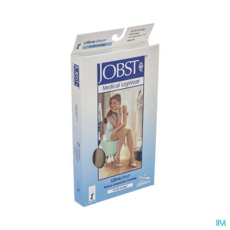 Jobst Women's UltraSheer Knee High 15-20 mmhg Compression Stocking X-Large Natural - Cutprice Online