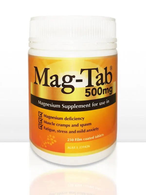Mag-Tab 500mg 250 Tablets