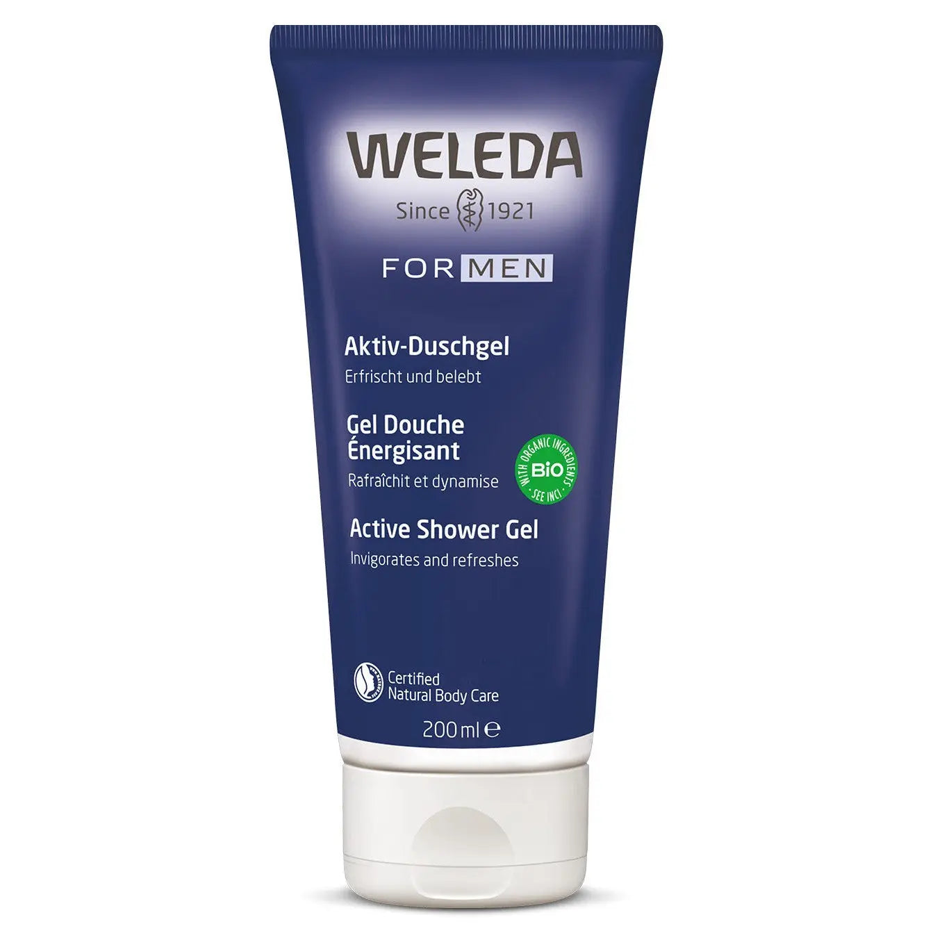 WELEDA Active Fresh Invigorating Shower Gel Men 200ml WELEDA