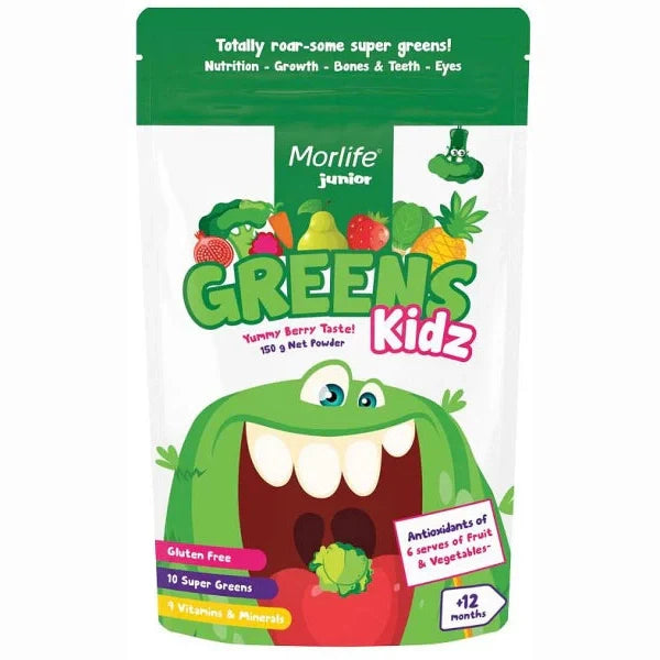 Morlife Junior Greenz Kidz Berry 150g - Cutprice Online