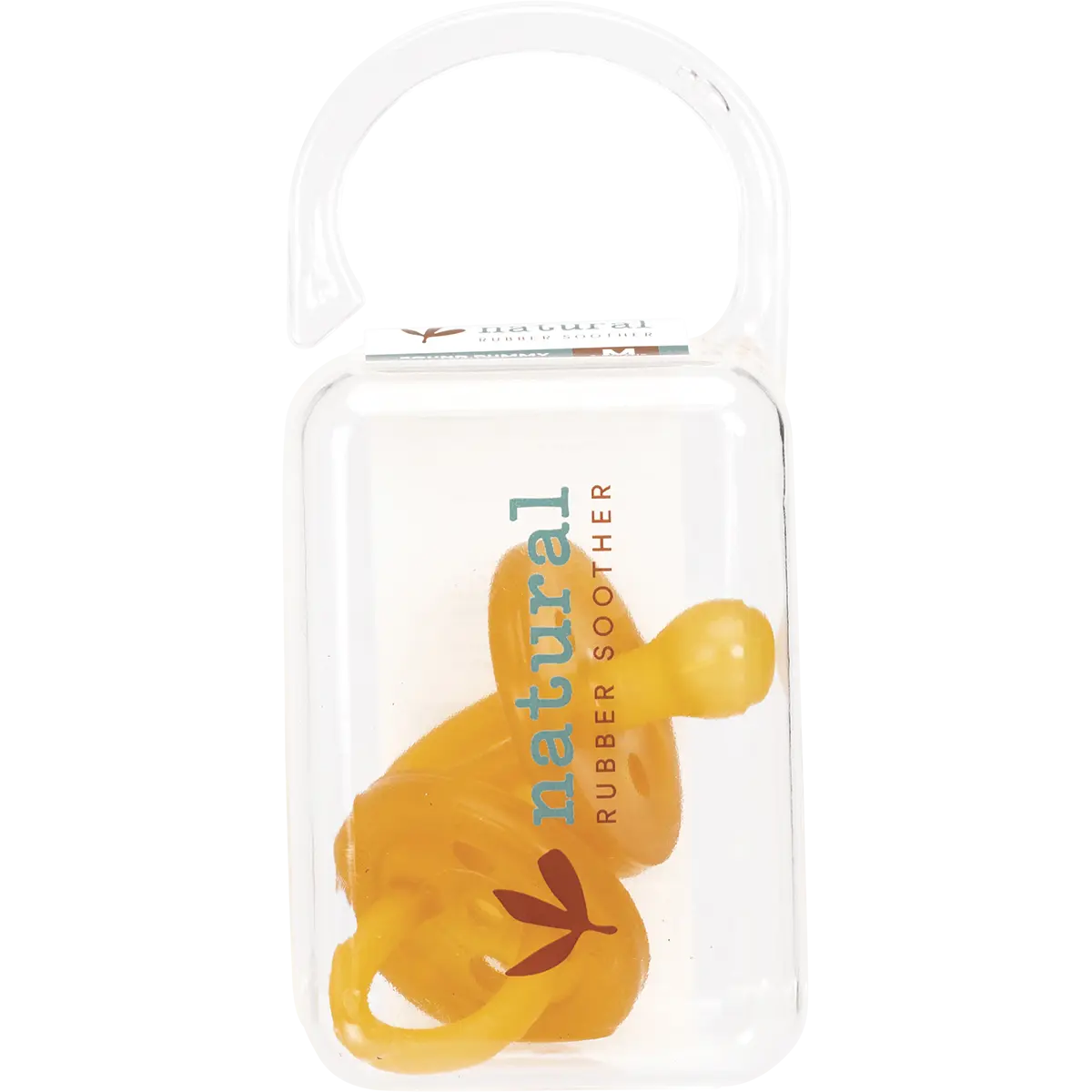 NATURAL RUBBER SOOTHERS Soother Medium Rounded (3-6 Mths) 1 NATURAL RUBBER