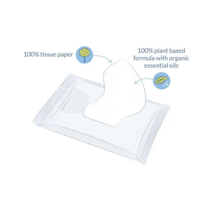 NATRACARE Moist Tissues Safe To Flush 30 NATRACARE