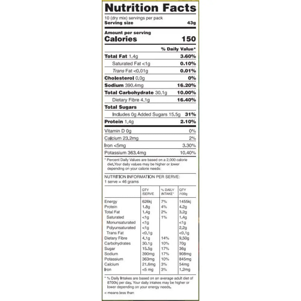 NATURAL EVOLUTION Banana Bread Mix 435g NATURAL EVOLUTION