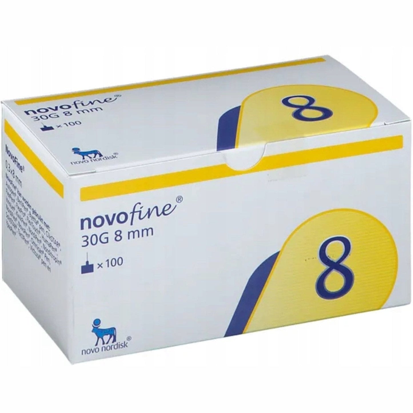 Novofine 30G 8mm Pen Needles 100PK - Cutprice Online