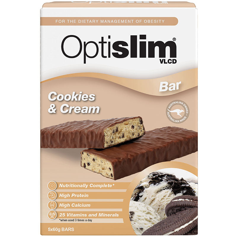 Optislim VLCD Bar Cappuccino Crunch 5 Pack - Cutprice Online