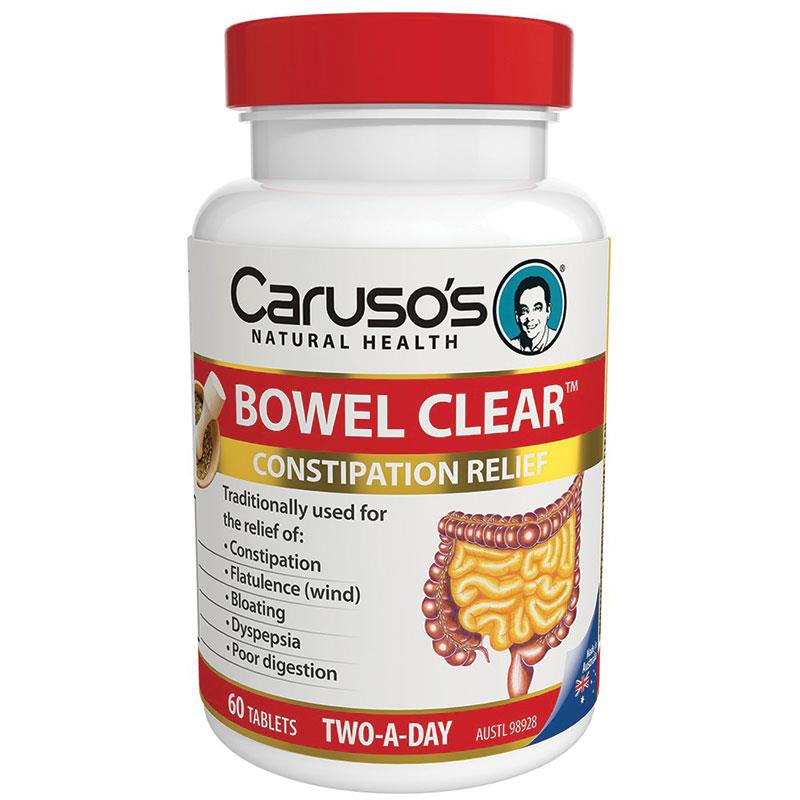Caruso's Bowel Clear 60 Tablets - Cutprice Online