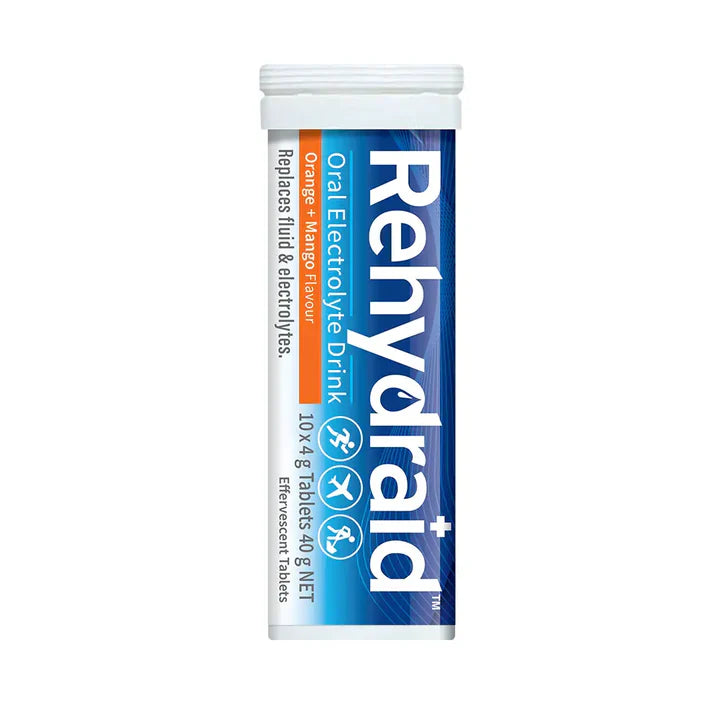 Rehydraid Effervescent Orange & Mango 10 Tabs