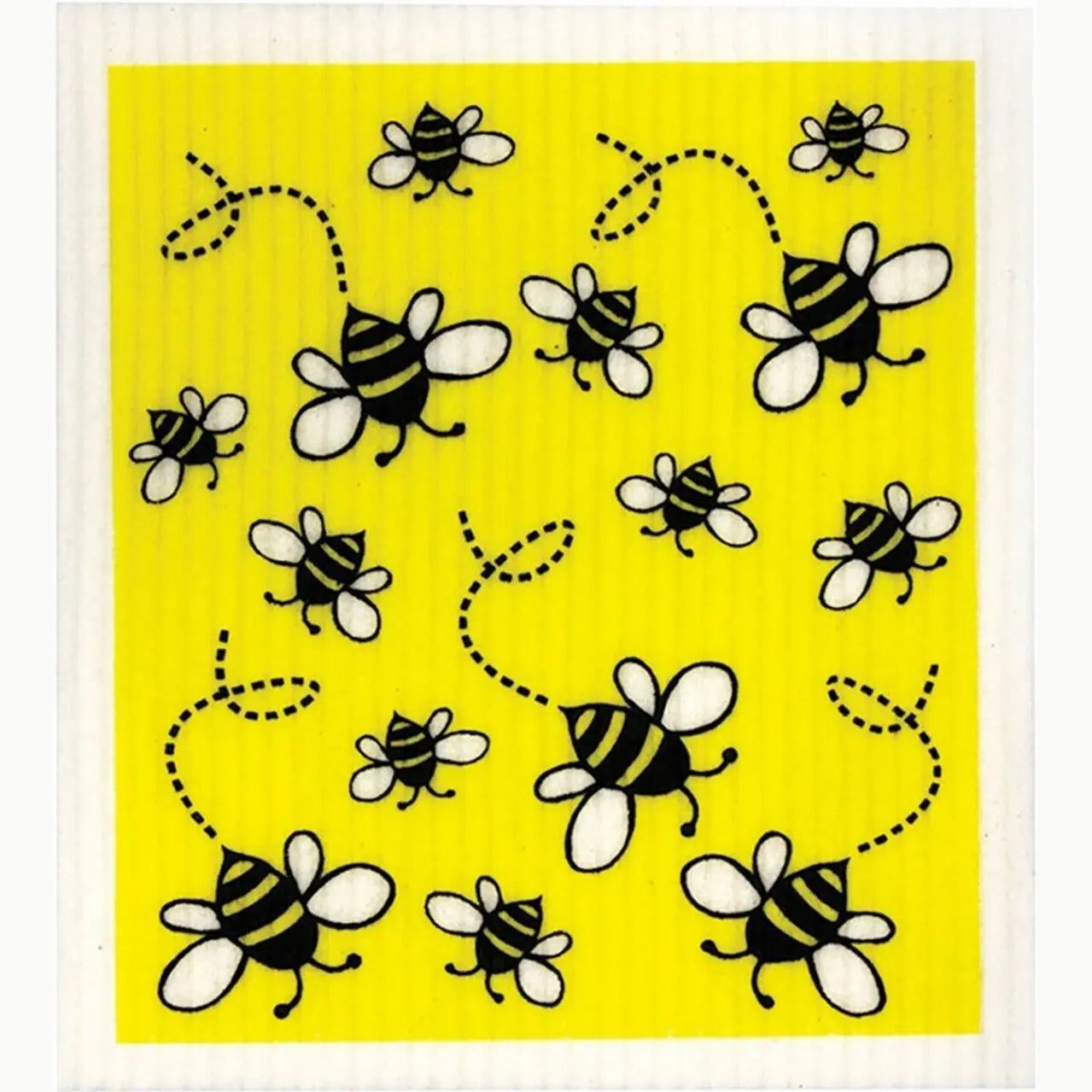 RETROKITCHEN 100% Biodegradable Dishcloth Bees 1 RETROKITCHEN