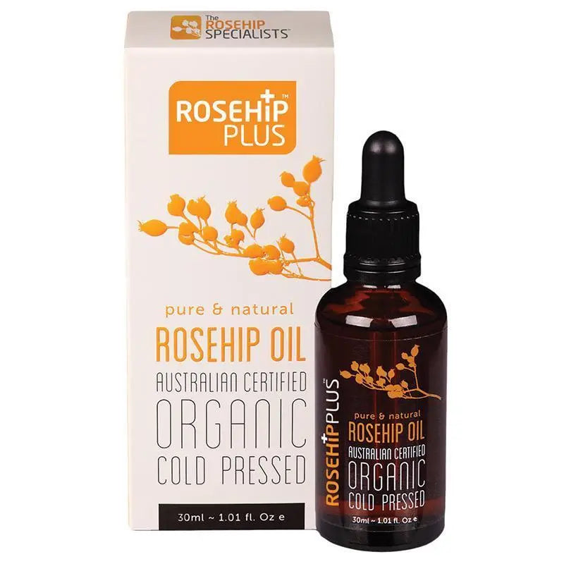 ROSEHIP PLUS Rosehip Oil ACO Certified & Cold Pressed 30ml ROSEHIP