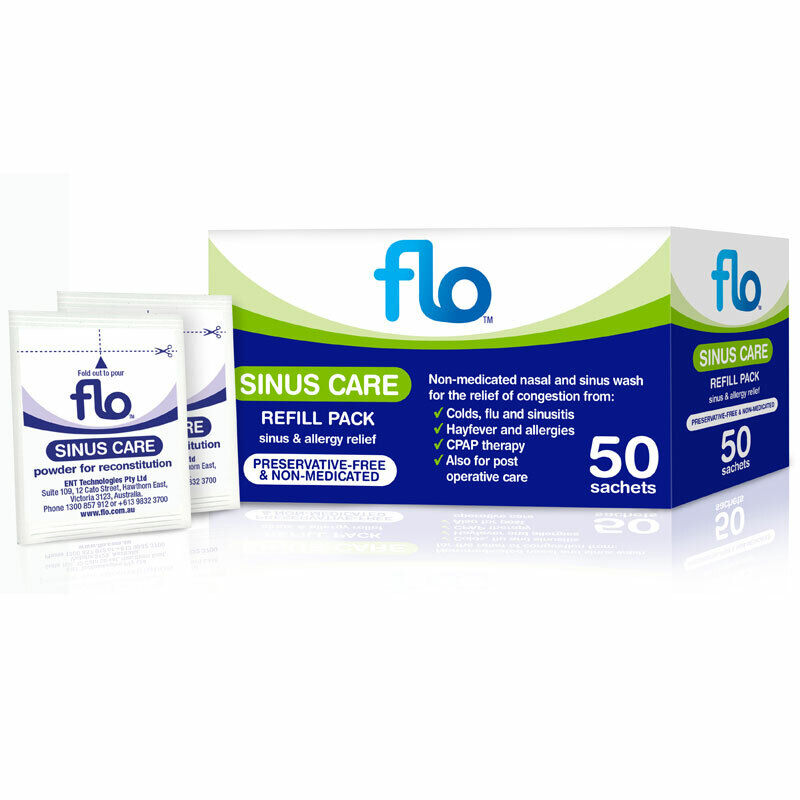 FLO Sinus Care Refill 50 Sachets - Cutprice Online