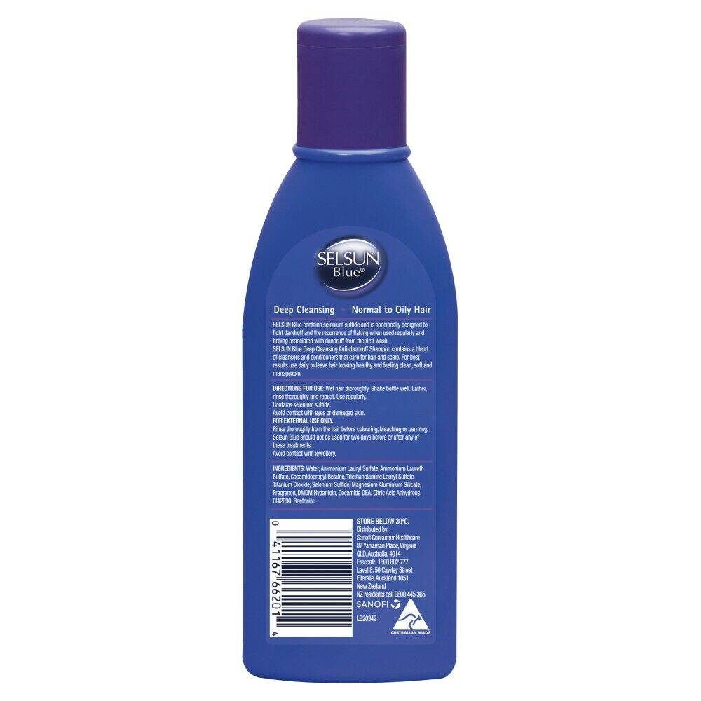 Selsun Blue Deep Cleansing Anti-Dandruff Shampoo 200mL - Cutprice Online