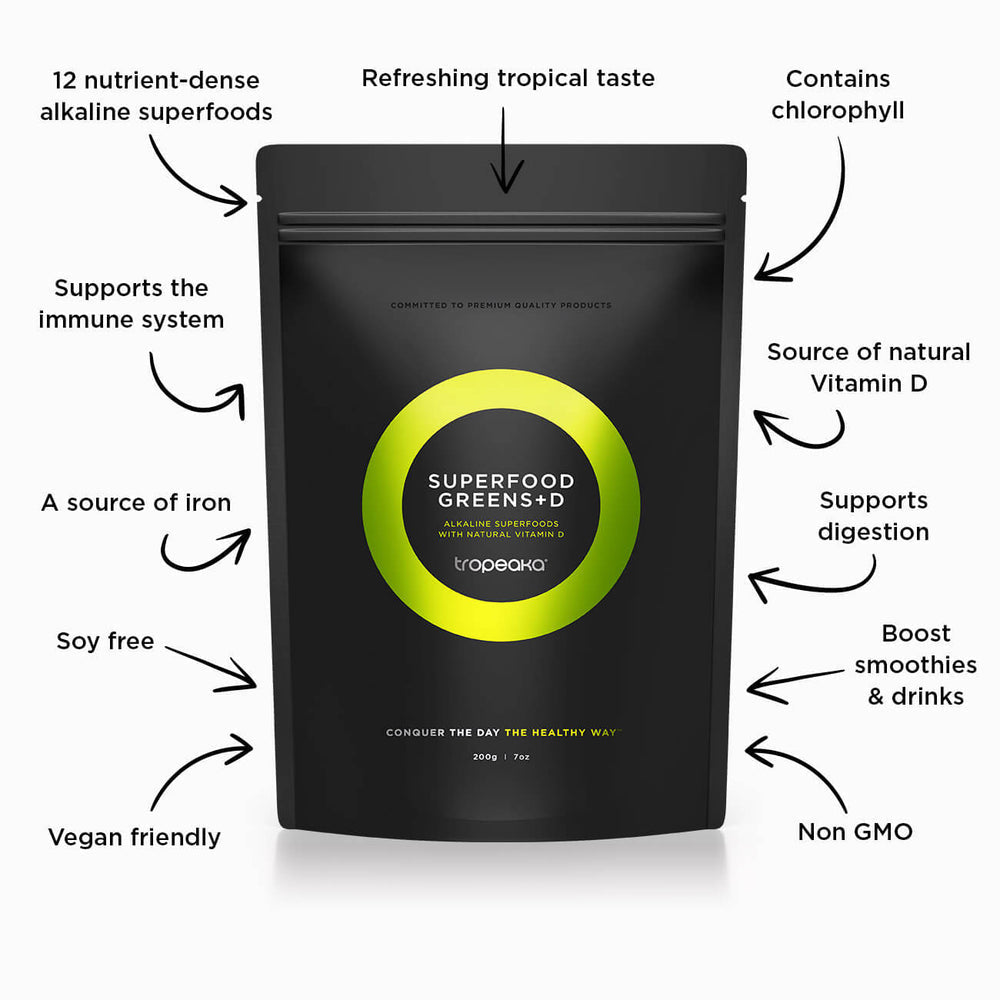Tropeaka Superfood Greens + D 200g - Cutprice Online