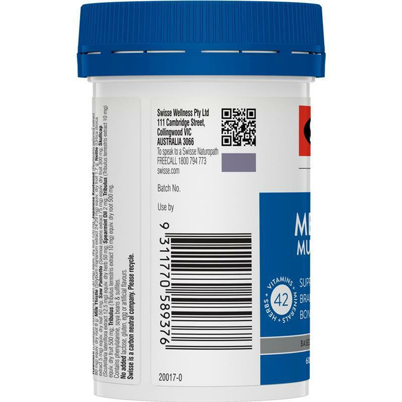 Swisse Men's Ultivite Multivitamin 60 Tablets - Cutprice Online