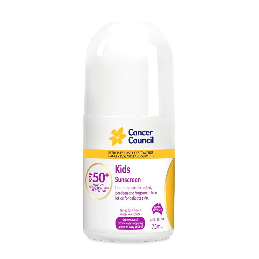 Cancer Council SPF 50+ Kids 75ml Roll on - Cutprice Online